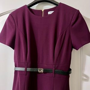 Calvin Klein dress with short sleeves